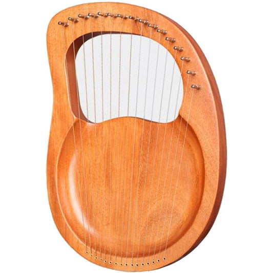 WowZza 16 String Solid Lyre Harp with Tuning Wrench Musical Instrument Harp Instrument/1