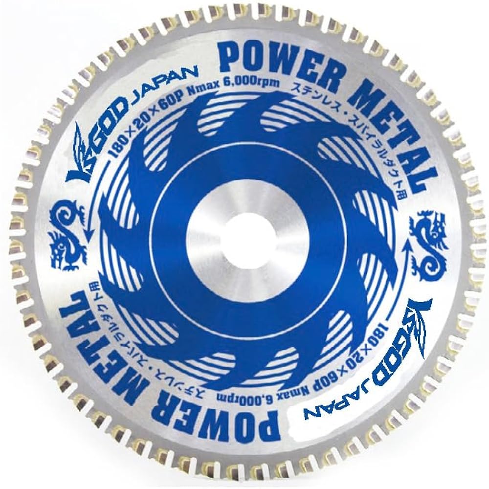 Yamashin Saw (Y'sGOD JAPAN) Power Metal F POWER METAL 180mmx60P ST-YSD-180F