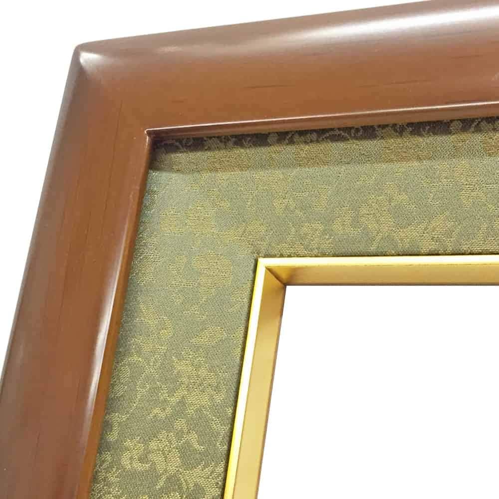 High quality award certificate frame, deluxe, for four city size (394 x 545) award certificates, with acrylic (cuts about 90% of indoor UV rays), frame outer dimensions: 524 x 695 mm