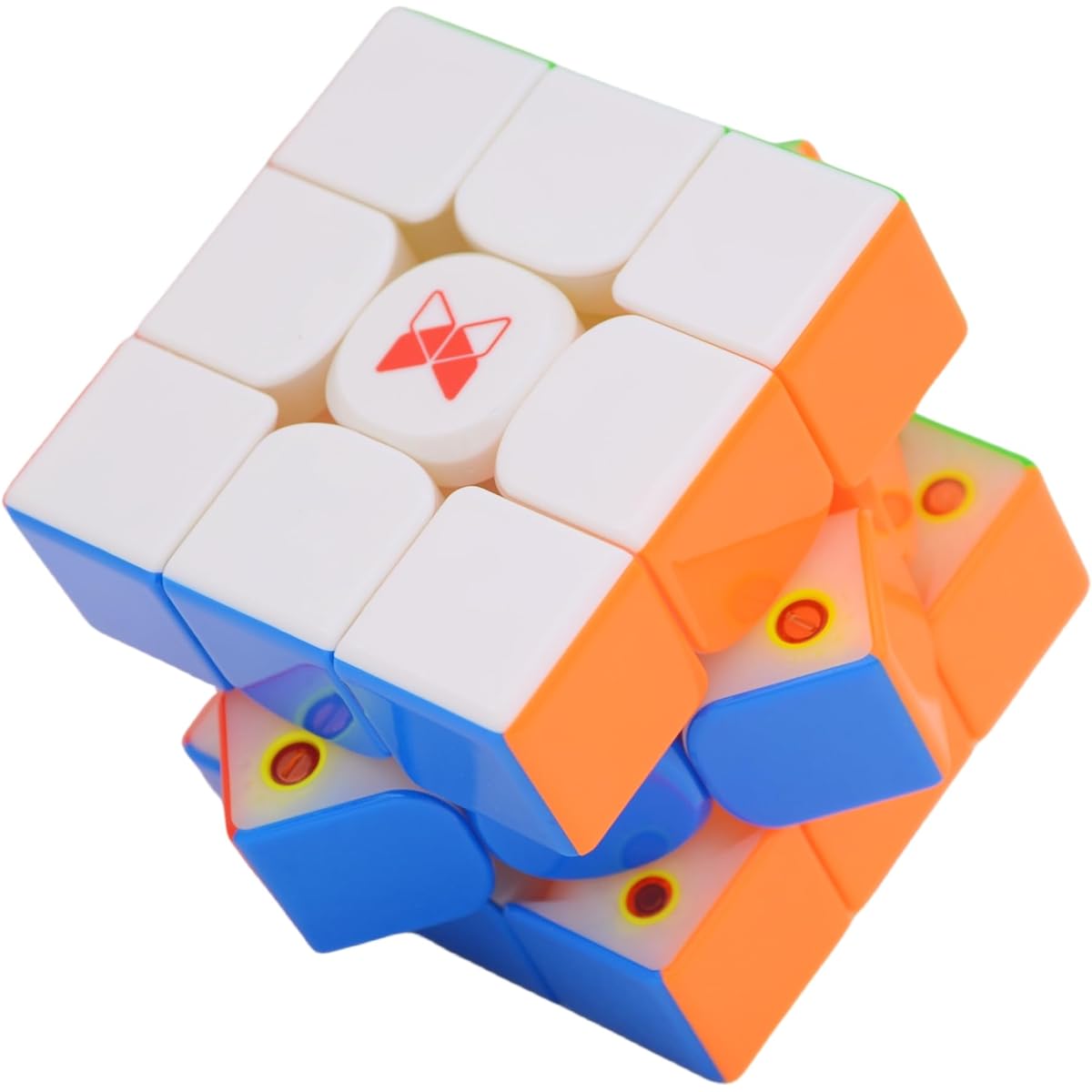 Bucubke QY Tornado V3 M UV 3x3 Magnetic Floating Puzzle Stickerless Magic Cube Tornado V3 M 3x3x3 UV-coated Magic Cube (2023 Pioneer UV) Magnet Speed Cube Toys