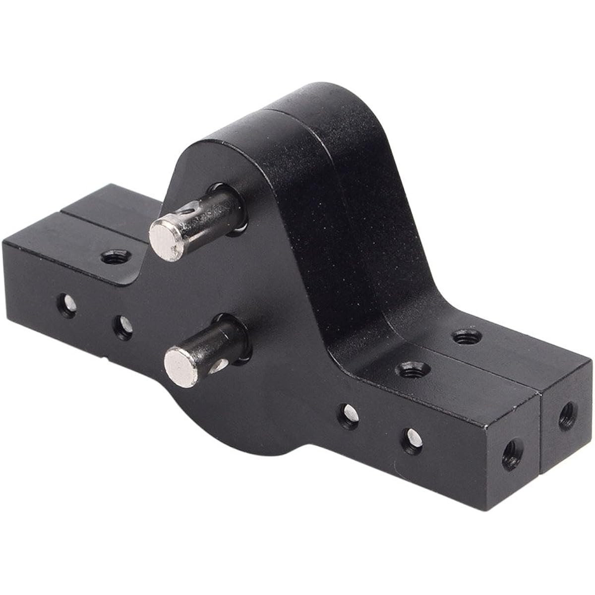 INJORA Transfer Case Gear Box for 1/10 Crawler RC4WD D90 Axial SCX10, Black, Metal