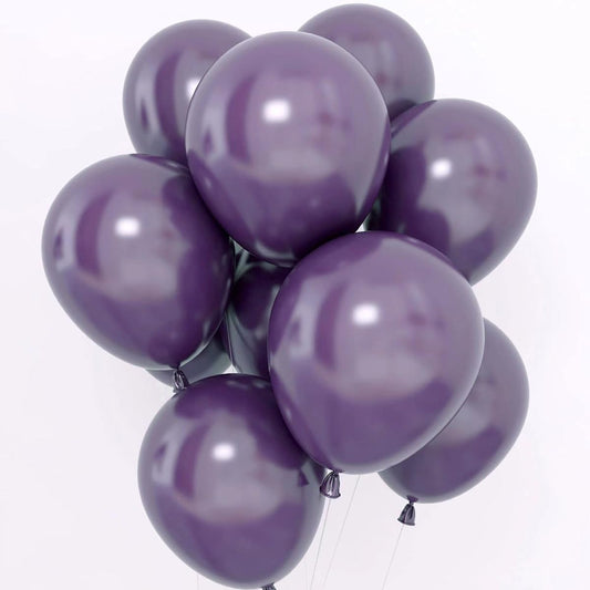 50pcs Vintage Purple Balloons 12inch Birthday Party Decorations Fall Party Balloons Thanksgiving Decorations (Vintage Purple)