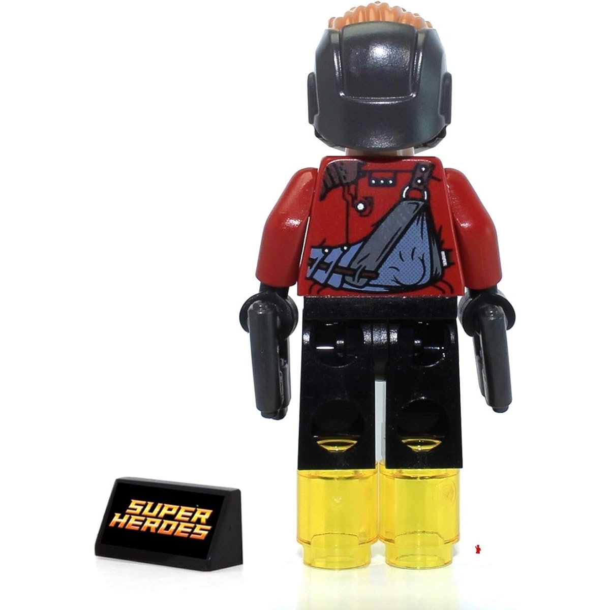 LEGO Marvel Super Heroes Guardians Of The Galaxy Minifigure - Star Lord (with Helmet and 2 Blasters)