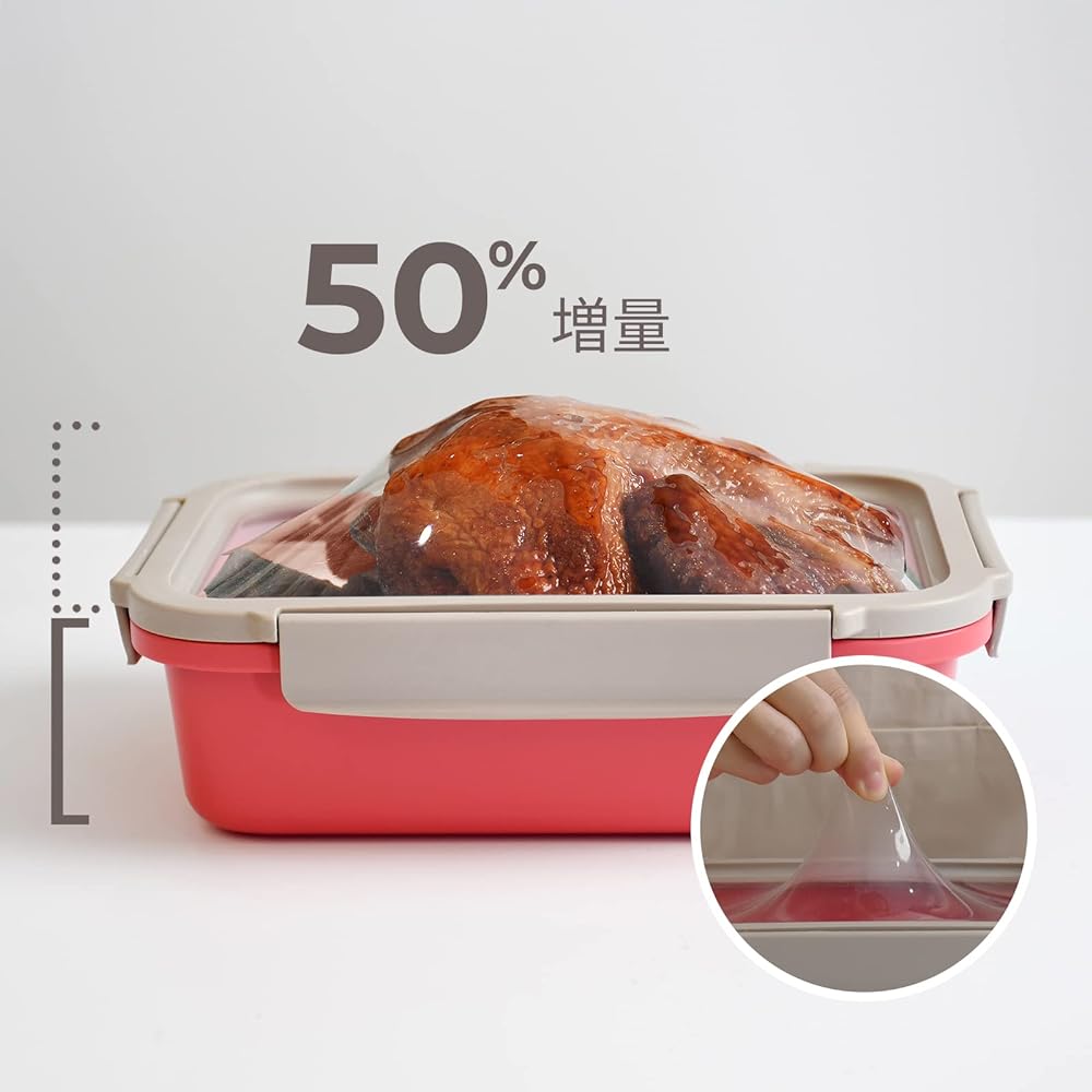 DeliOne Silicone Food Storage Containers with Lids, Food Container Lids Stretch, BPA Free, Meal Prep Boxes, Leak Proof, Airtight, Stackable, Microwave, Freezer, and Dishwasher Safe