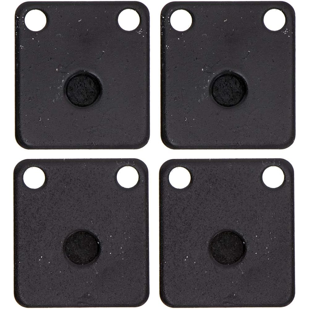 NICHE Brake Pad Set for Yamaha Grizzly 450 400 350 Banshee Big Bear Warrior Wolverine Kodiak Front Semi-Metallic 2 Pack