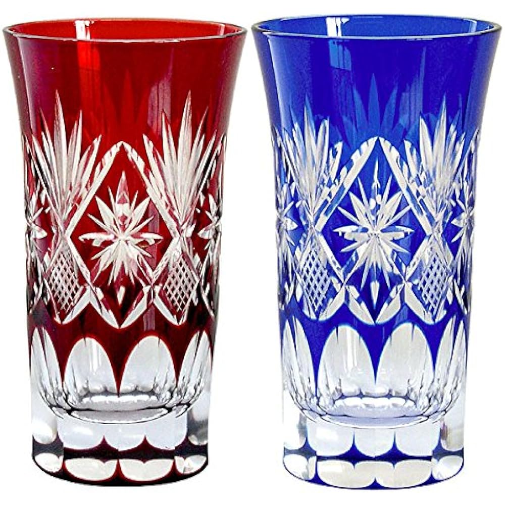 Tajima Glass Ruri Sip Beer 5-piece Set Hoshi Kiriko