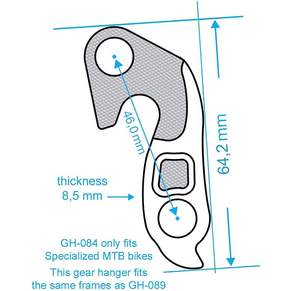 MARWI Gear Hanger M8x0.75 GH-084