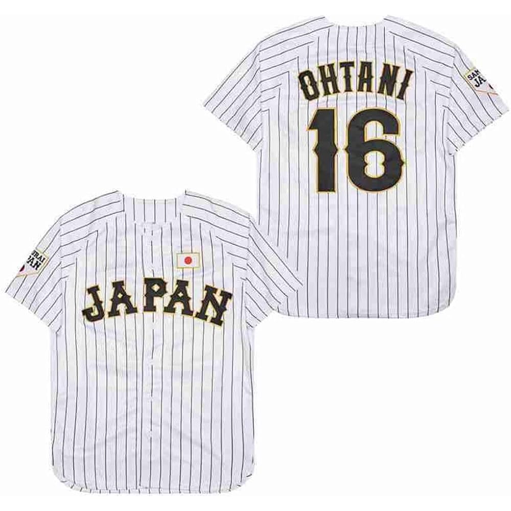 2023 WBC Replica Uniform Uniform Embroidery Samurai Japan Home Baseball Japan National Team Shohei Otani Darvish (1,M)