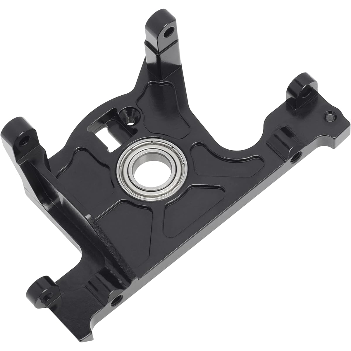 DKKY Aluminum Motor Mount 10x19x5 with Bearings for Traxxas Rusler 4x4 Slash LCG or 1/10 VXL Rally Vehicle