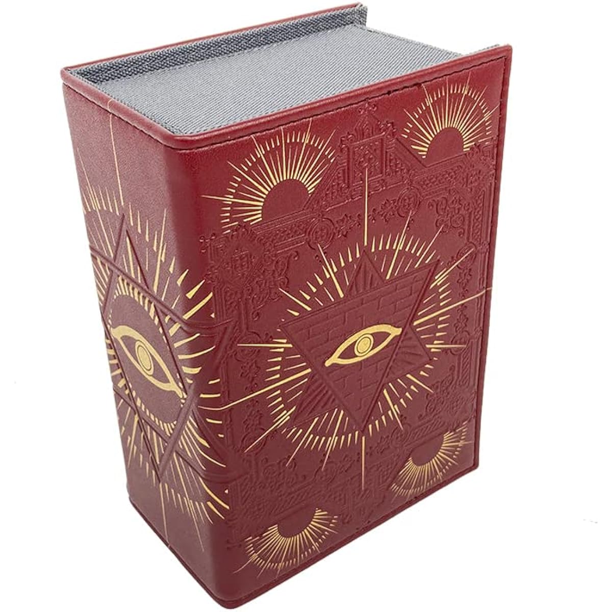 Book-style synthetic leather deck case W "Omniscient Eye"
