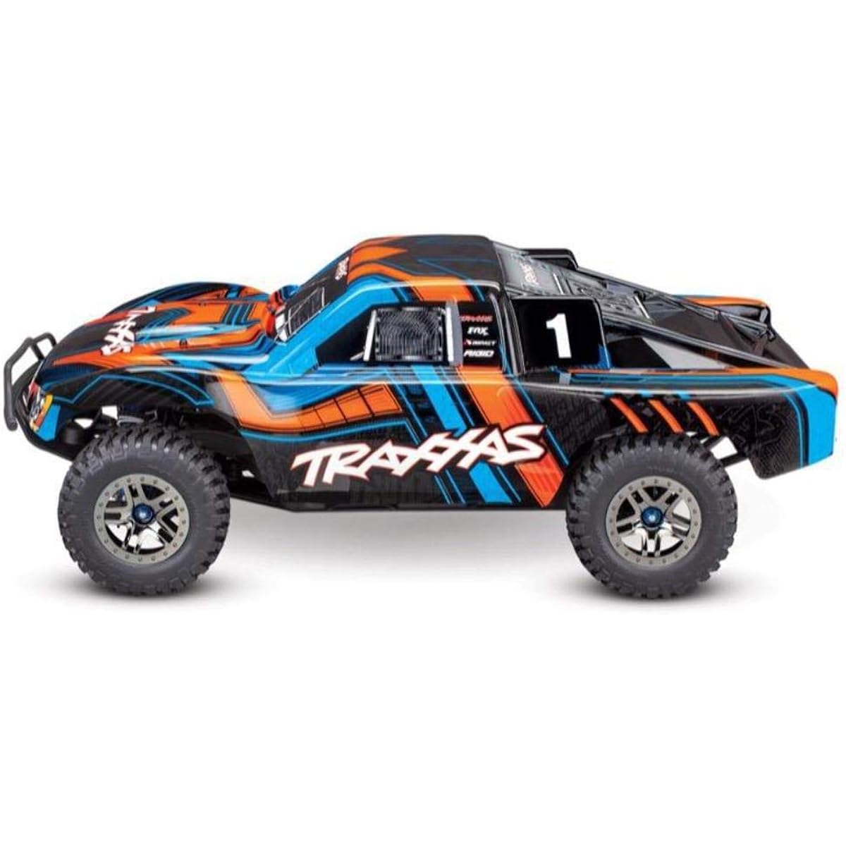 Traxxas Slash 4x4 Ultimate, 4x4 RC Truck, 1/10 Scale, 60+mph, Orange.