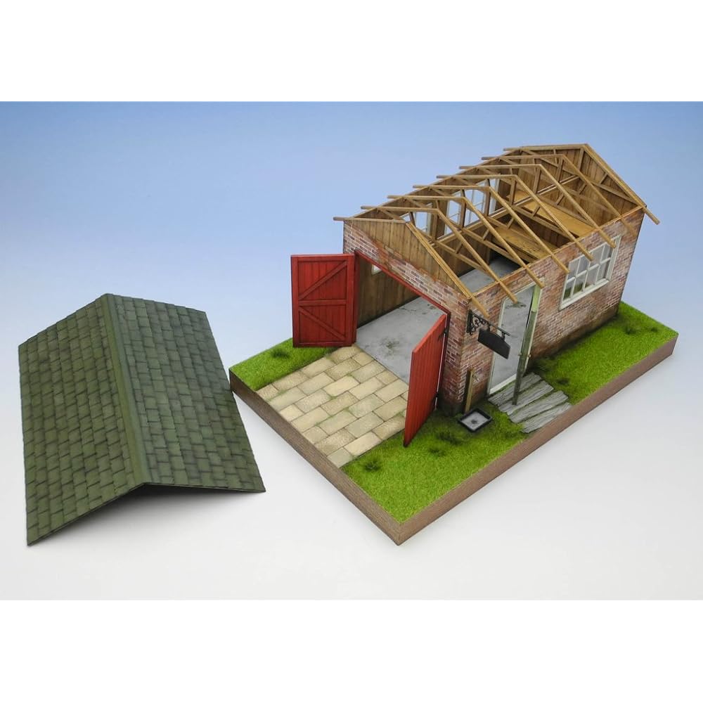 Cobaanii mokei Kobo Kobaani Model Workshop 1/24 Sweet Style Series Country Garage Assembly Kit SS-026