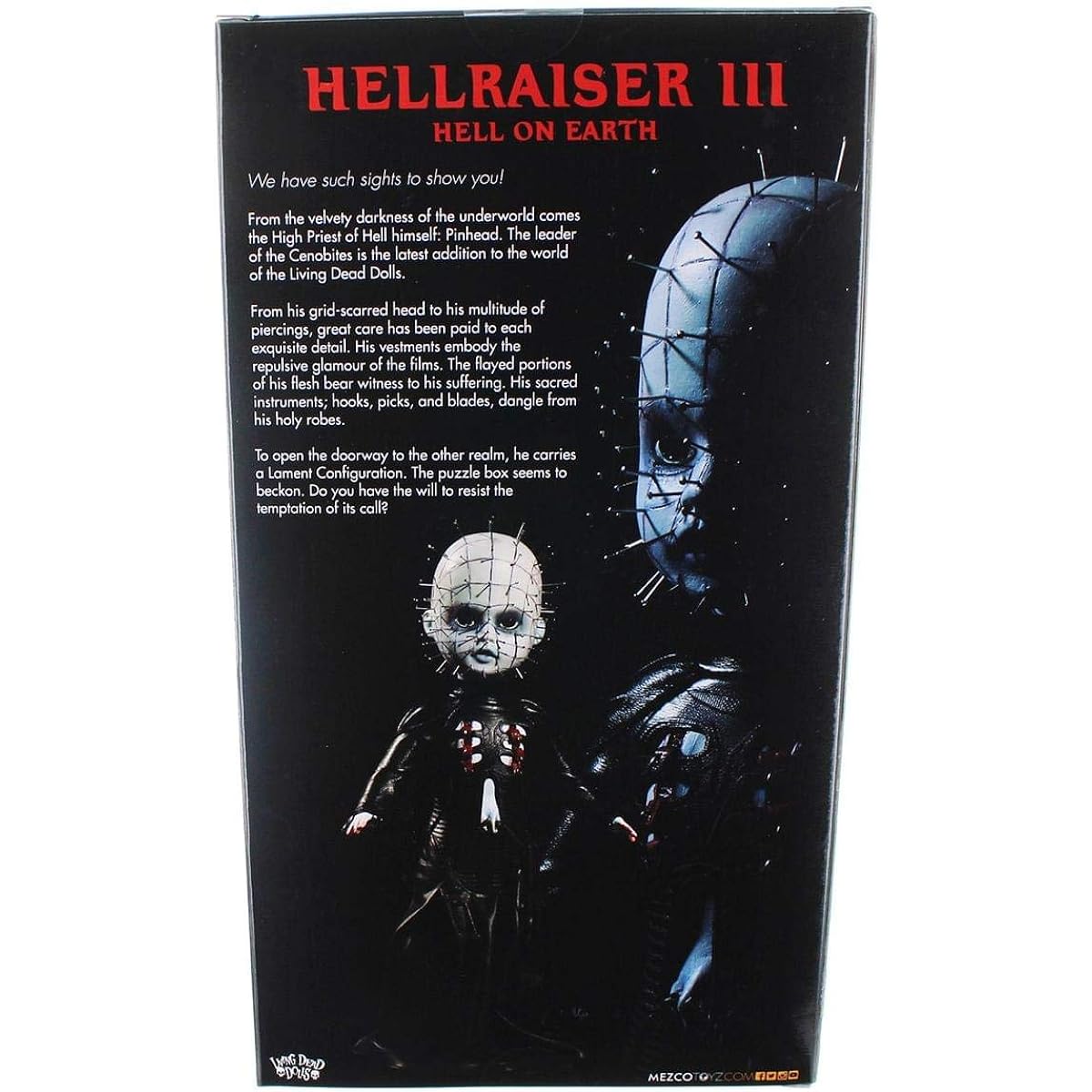 Living Dead Dolls Hellraiser III Pinhead, Red Variant