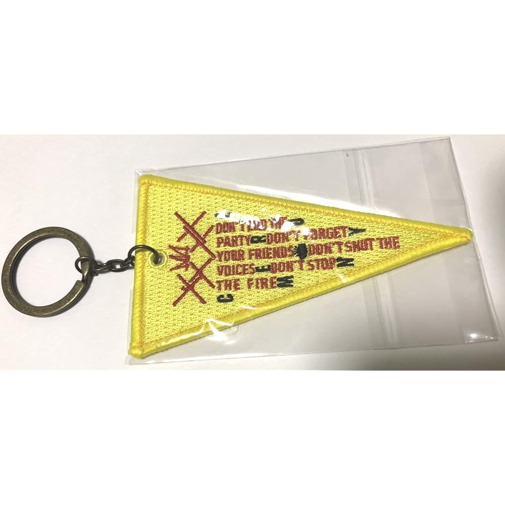 KING GNU Official Goods CEREMONY PENNANT KEYCHAIN (Yellow)