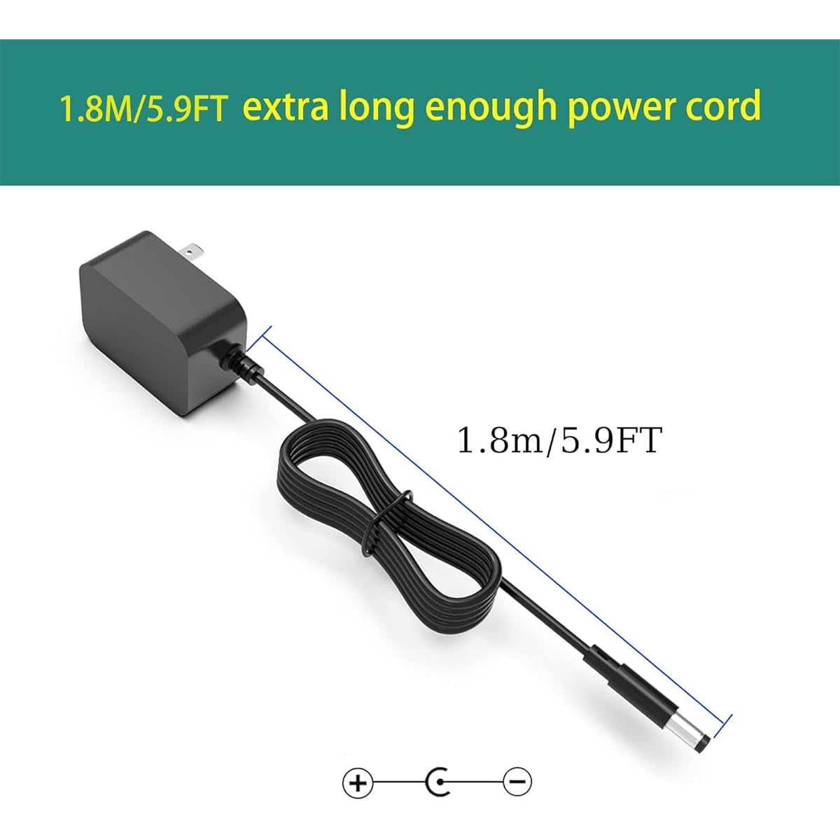 9V Power Adapter for Boss Guitar Pedals Easily power multiple pedals with 1000mA current Replacement for Boss PSA-120S Power Adapter