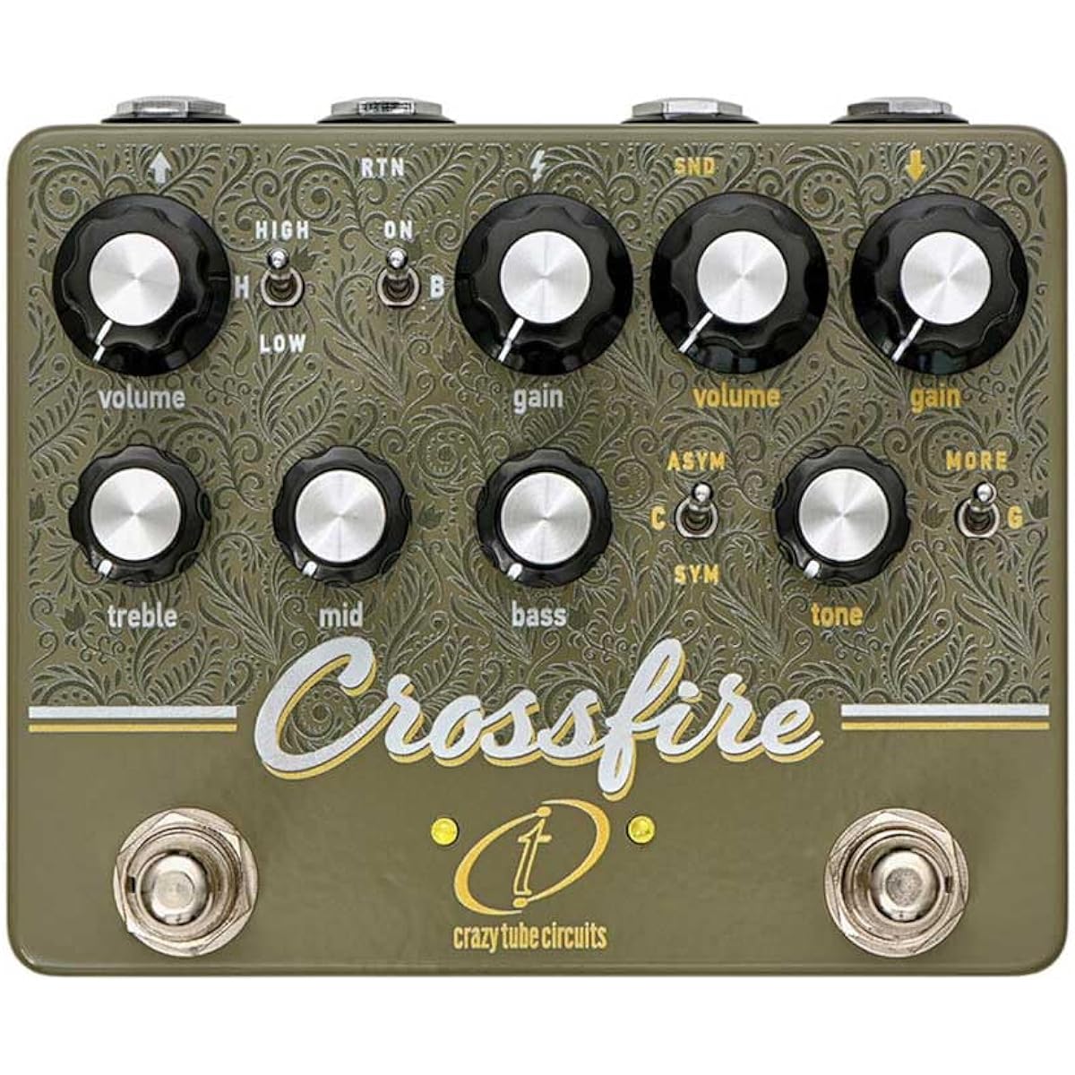 Crazy Tube Circuits Crossfire Compact Effector Crazy Tube Circuits