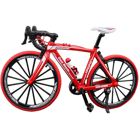 Urchins' Family Alloy Mini Bicycle Toy - Finger Bike Collectible Red UF000051