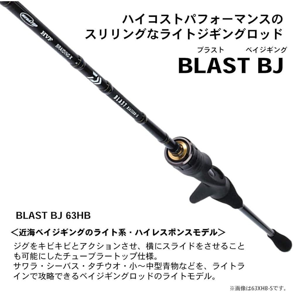 DAIWA Jigging Rod Blast BJ・Y 63HB・Y Fishing Rod