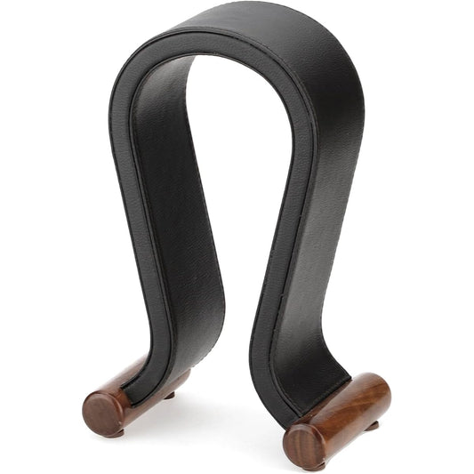 Wooden Headset Holder, Universal Earphone Hanger Holder for Gaming Headsets & DJ Studio Headphones, Desktop Headphone Rack, Fits All Headphone Sizes