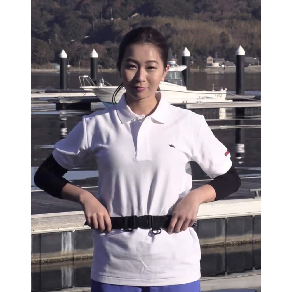 YAMAHA Water Sensing Inflatable Life Jacket Waist Belt Type Navy YWW-5620RS Ministry of Land, Infrastructure, Transport and Tourism Type Approved Product Type A (Sakura Mark) Legal Safety Equipment QR1-TQK-YWW-W31