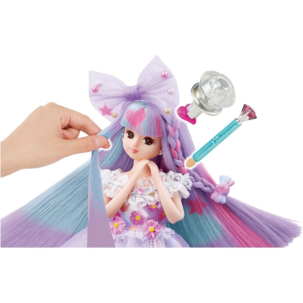 Takara Tomy "Licca-chan Doll Yumeiro Licca-chan Colorful Change" Dress-up doll Pretend play toy Age 3 and up Toy safety standard compliant ST mark certified Licca TAKARA TOMY