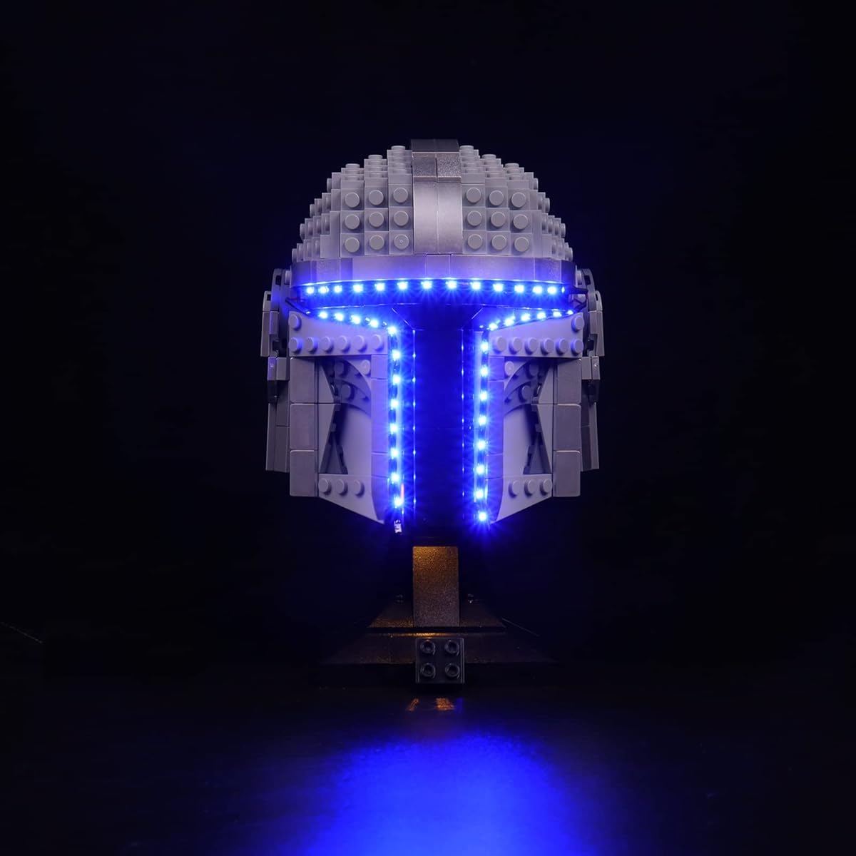 Lego The Mandalorian Helmet 75328 Building Light Kit for Lego 75328 Decoration Lighting Set Mandalorian Helmet Light Control - (Light Kit Without Model)