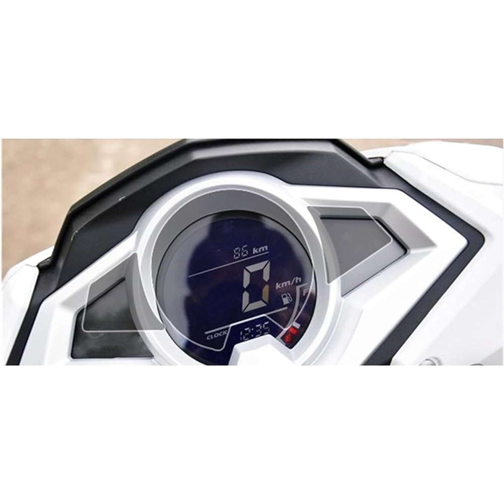 Fits for Honda SDH125T-31 RX 125 Fi Motorcycle Speedometer Scratch PET Protective Film Dashboard Screen Instrument Protection Protector Instrument (Color : 2 psc)