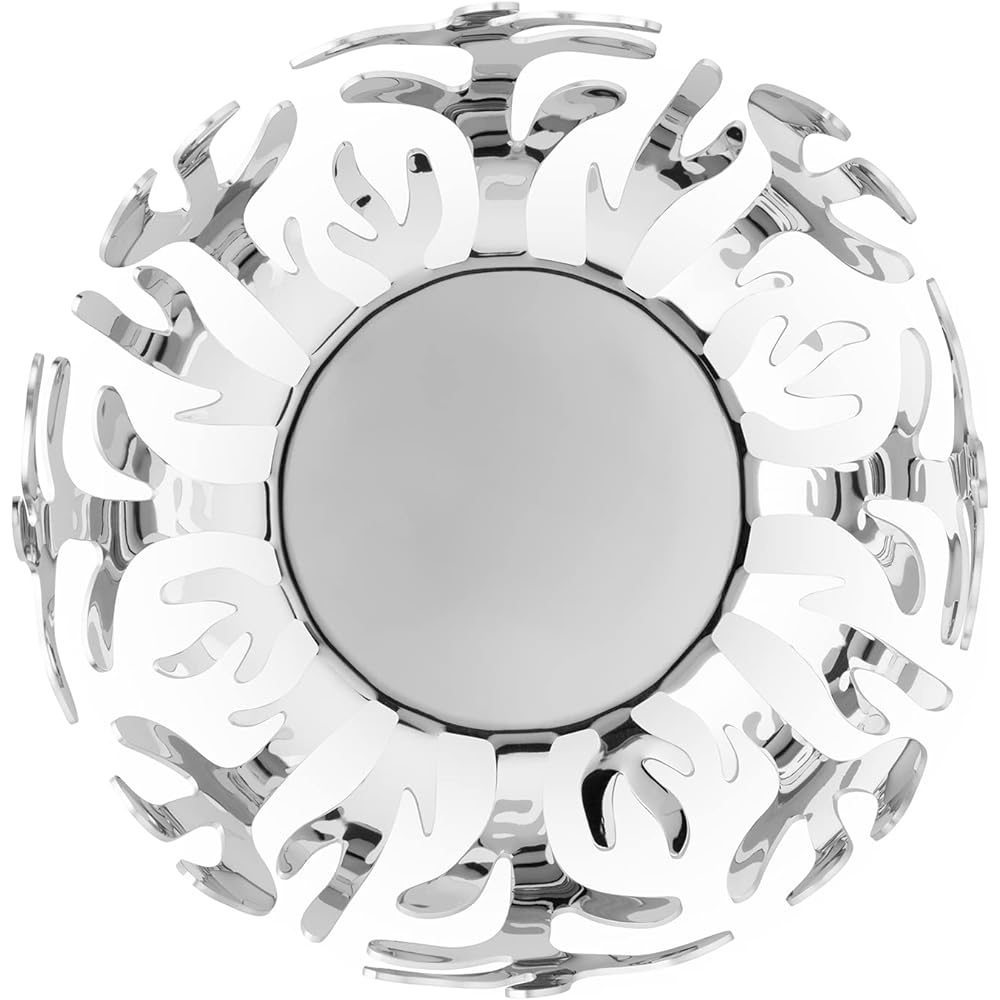 [Regular Imported Product] ALESSI Mediterraneo Fruit Holder M Size 25cm/Silver ESI01/25