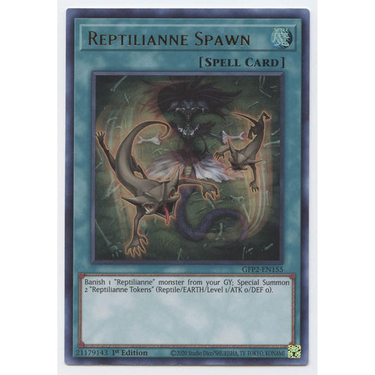 Reptilian Spawn - GFP2-EN155 - Ultra Rare - 1st Edition.