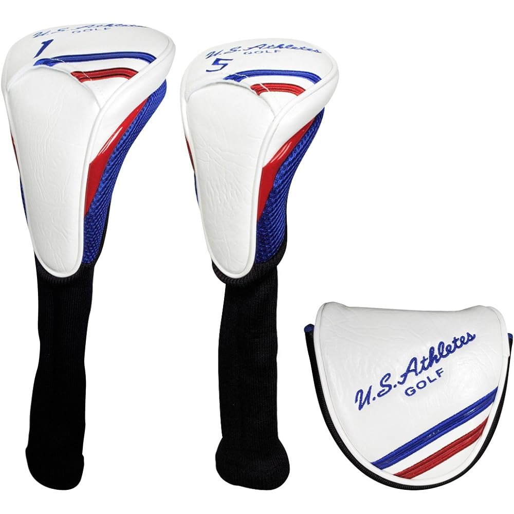 LEZAX U.S. Athletes Club Set of 10 Steel Specifications Caddy Bag Included White USCS-4716 Flex:S