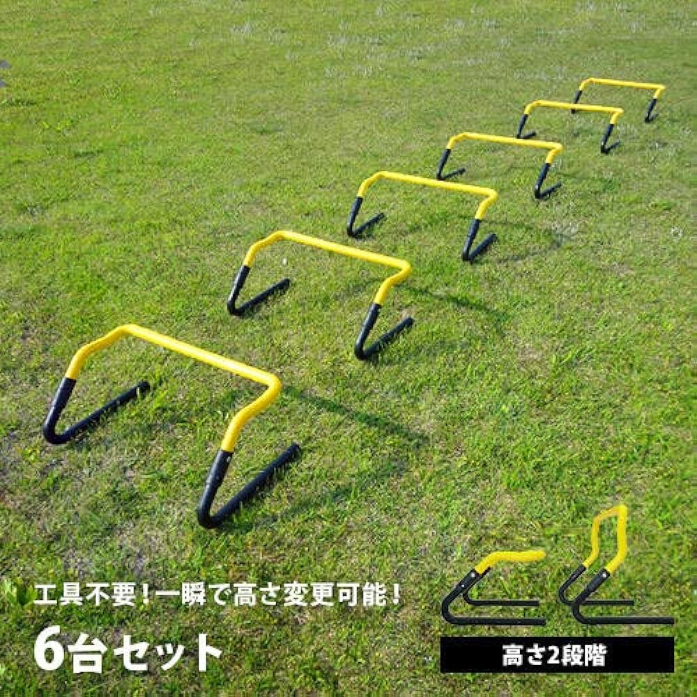 Training Mini Hurdle Set of 6 20cm 30cm Lightweight One Touch Track and Field Carry Bag Included Training ESTH-030