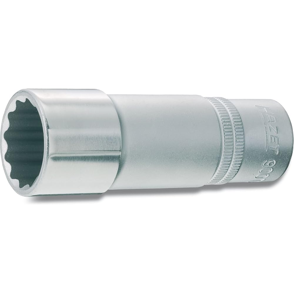 HAZET Deep Socket 12 Square 900TZ-27 Width across flats: 27 x Drive angle: 12.7 x Total length: 85mm 1 piece