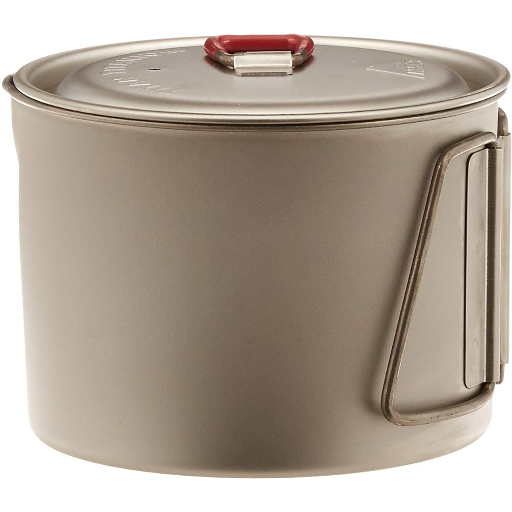 MSR Outdoor Cookware Titanium Kettle Kocher Cooker 0.85L 12 x 8.7cm For 1 Person [Genuine Japanese Product] 39158