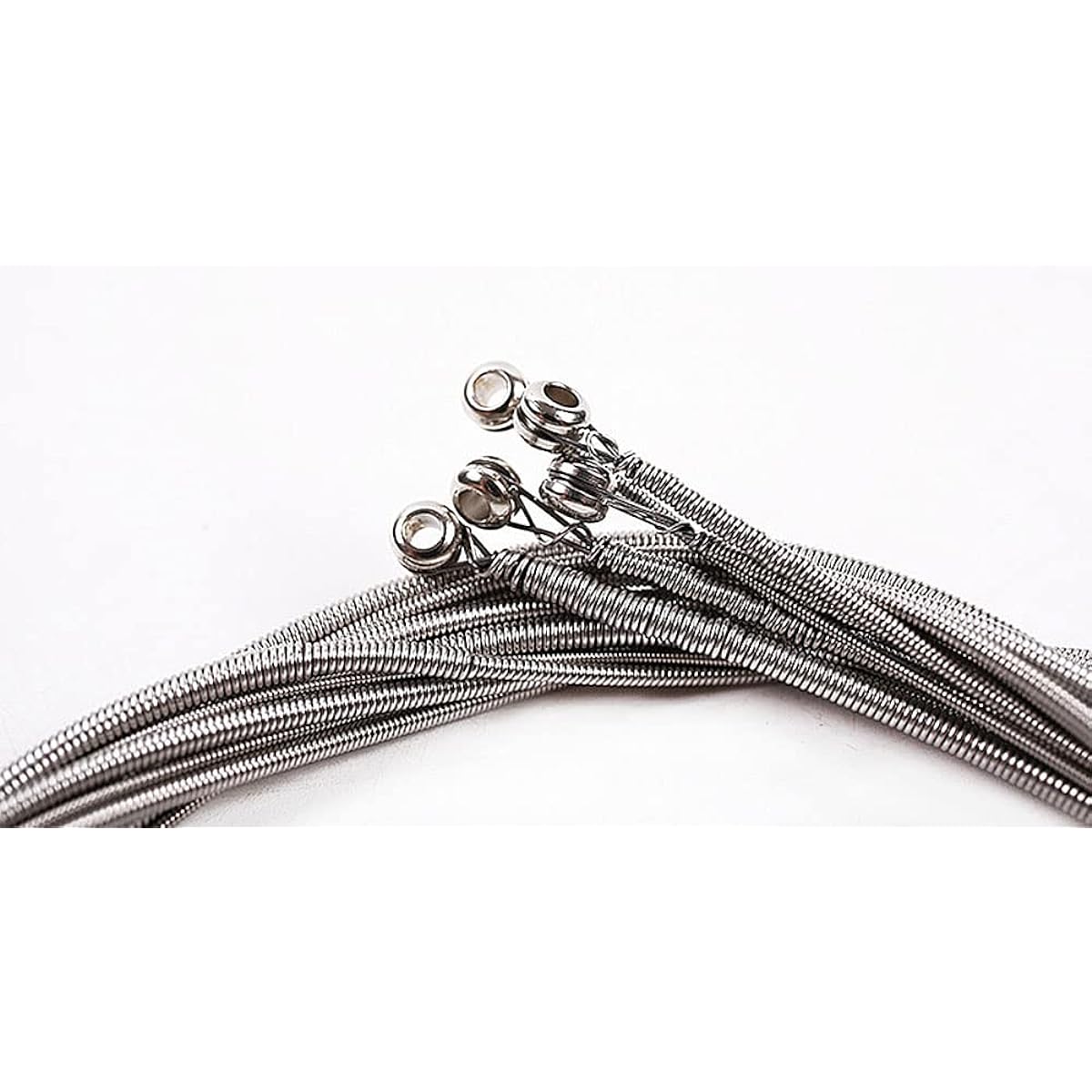 TUOREN 2 Pack/4 String Set Bass String Nickel Plated Steel Round Wound Medium 45-100 Gauge