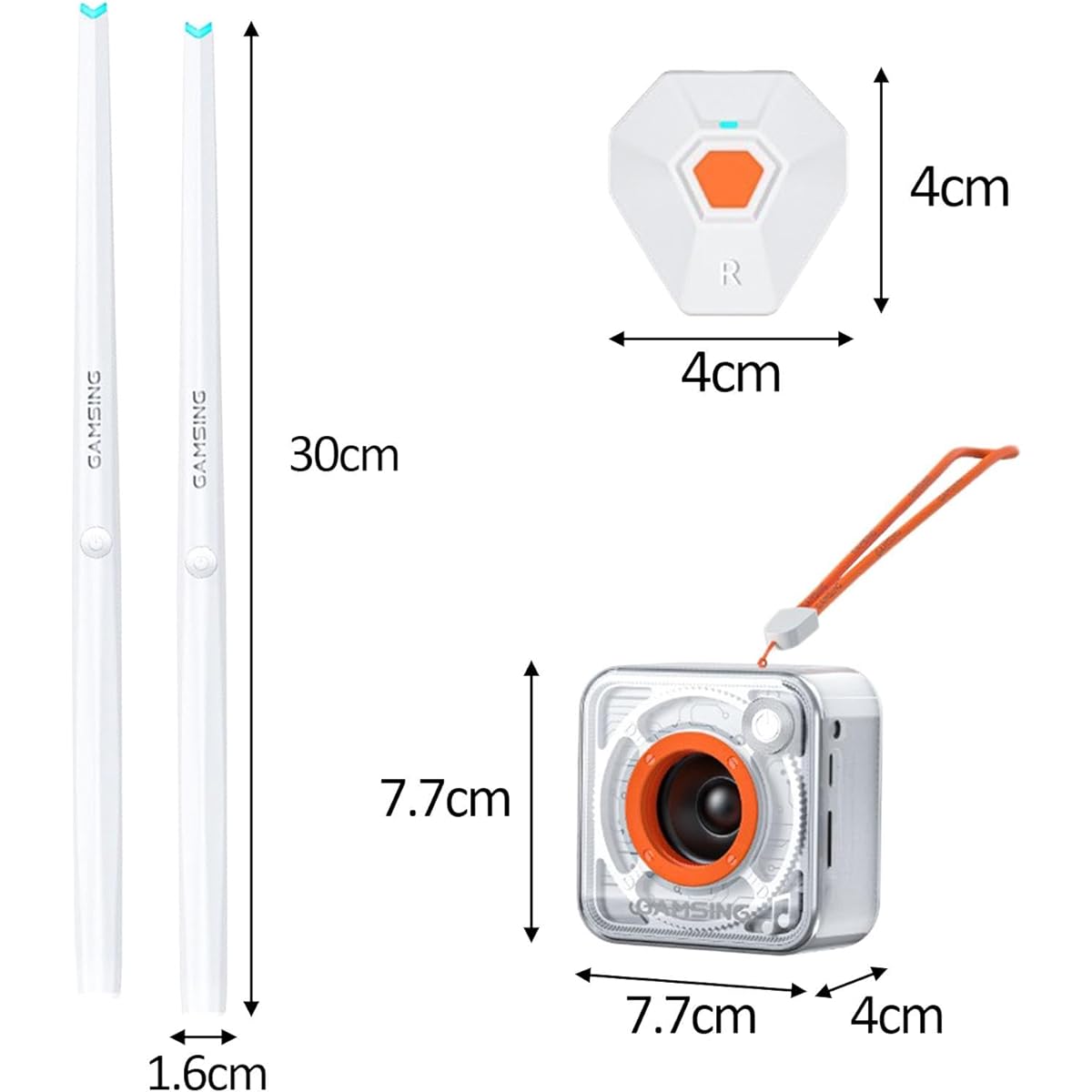 Hellery Virtual Practice Drum, Pocket Size Air Drum, Electronic Drum, Virtual Air Drum for Kids, Boys, Girls, Speaker Pedal