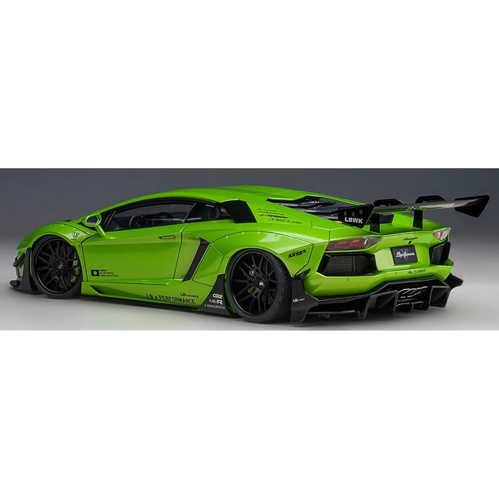 AUTOart 1/18 Liberty Walk LB-WORKS Lamborghini Aventador Limited Edition Pearl Green Finished Product 79243
