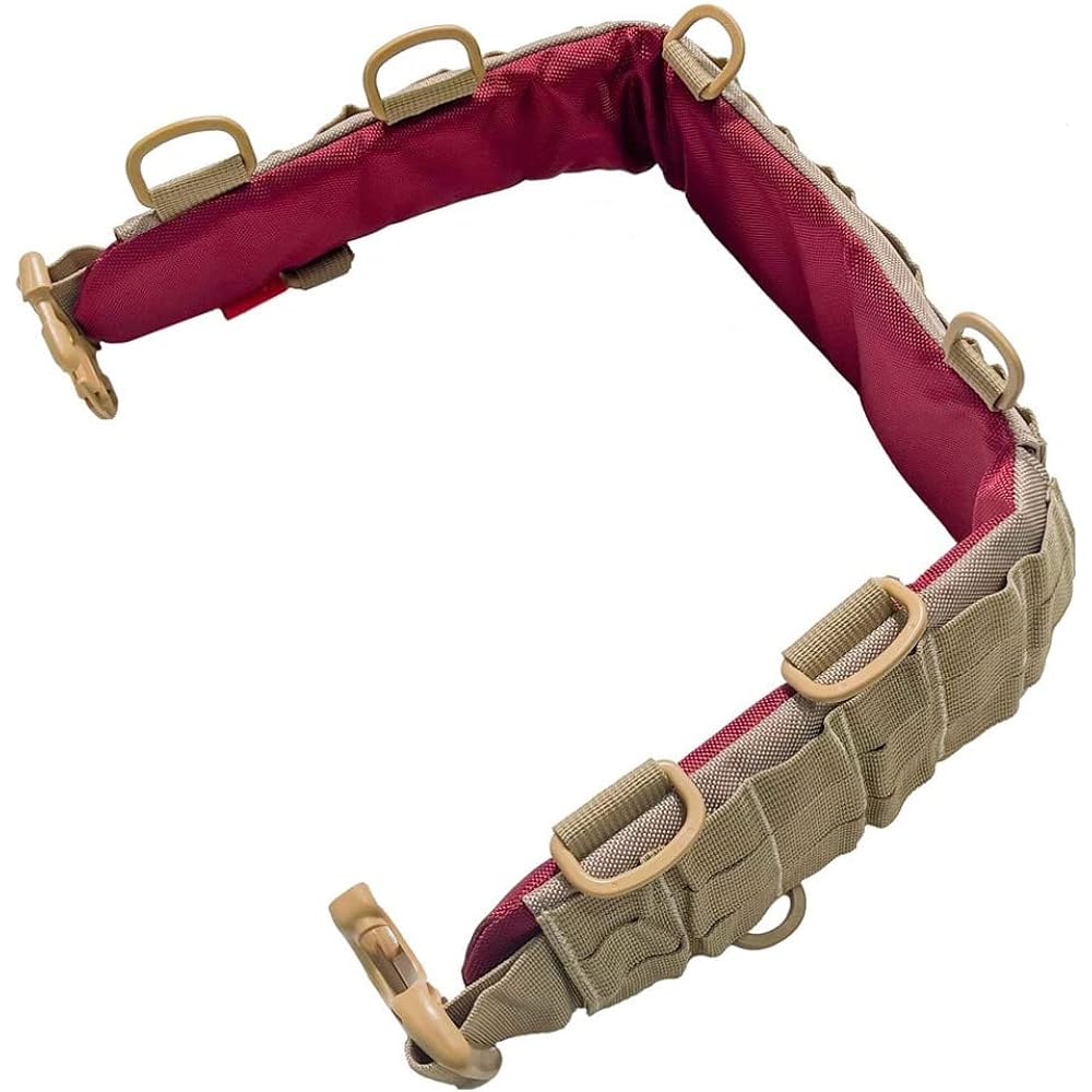 FISHMAN BT-003 System Belt Red/Khaki Width 78cm x Height 11cm