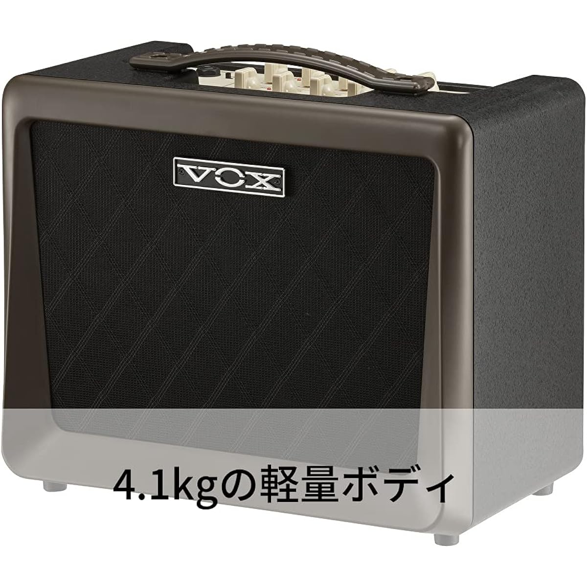 Acoustic guitar amplifier VX50 AG with VOX Nutube Compact, lightweight design, 50W high output, ideal for home practice, studio, stage, microphone input, playing and singing