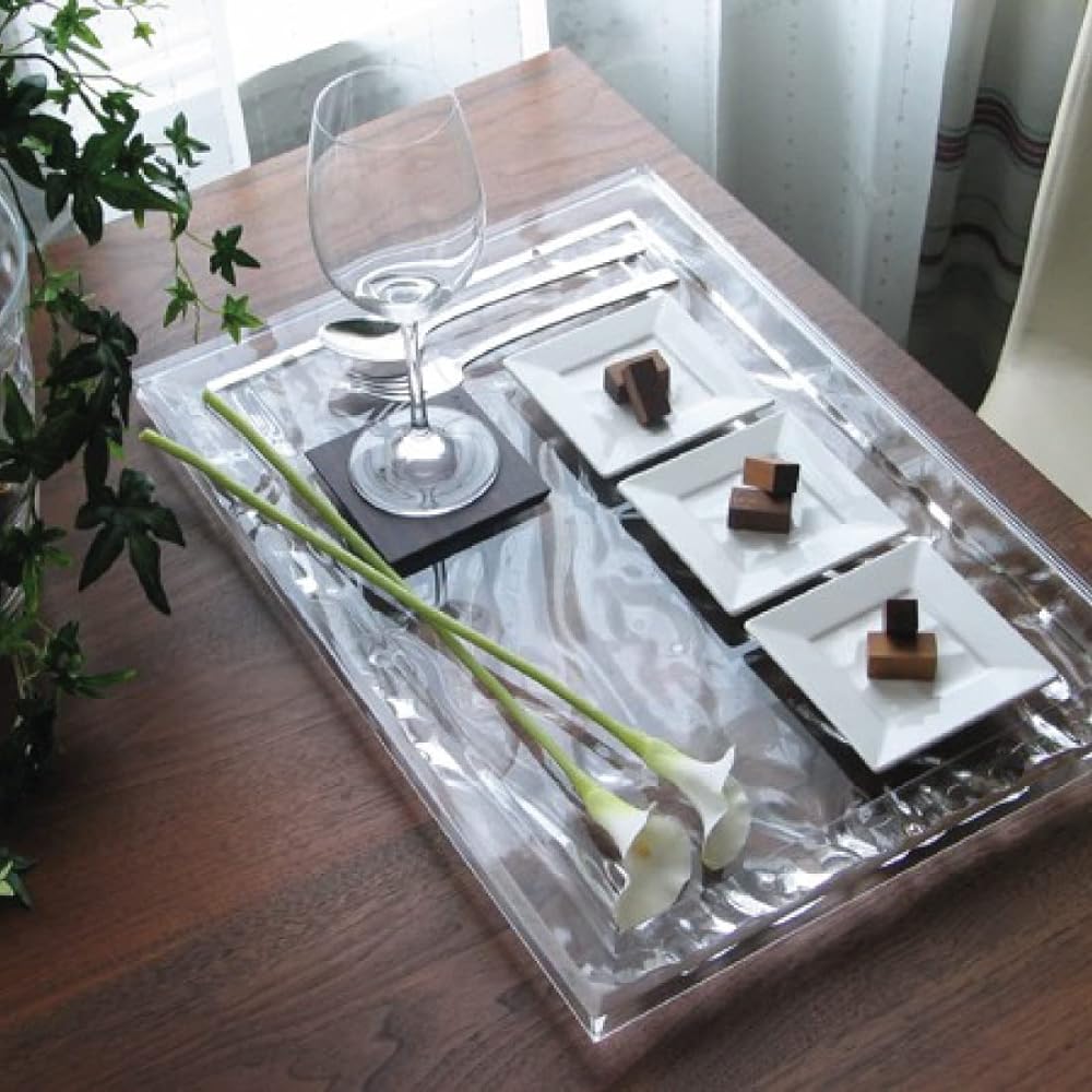 Kartell Tray Dune S W46/D32/H2.5(cm) Green SFAC-K1200-E2 Mario Bellini [Genuine domestic general agent]