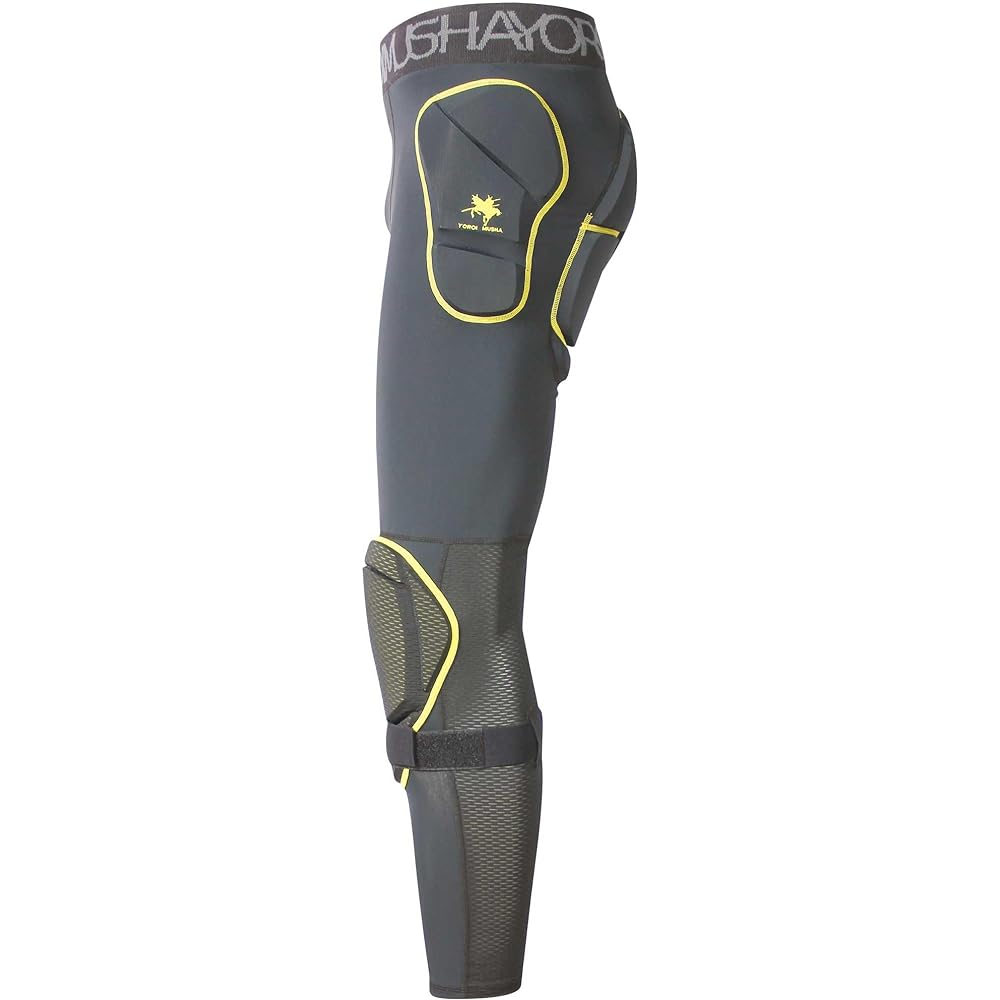 Yoroimusha Hip Protector Long Type Unisex [Uses XRD layering pad (maximum number of layers 3 + 3D mesh)] YM-1738 BK XS