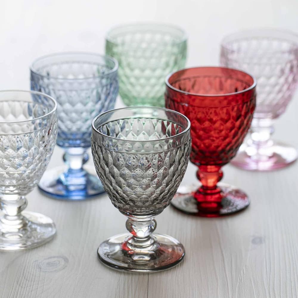 [Regular Imported Product] Villeroy & Boch Glass Set Boston Wine Glasses Clear 220ml Set of 4 Dishwasher Safe 11729900304P