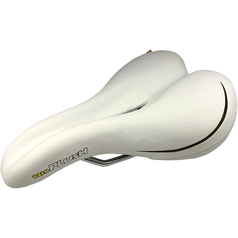 VELO Plush VL-4126 Saddle for Women WHITE SL-OTR-M008