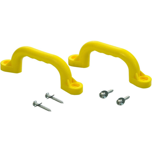 (Yellow) - Creative Cedar Designs Playset Safety Handles (One Pair)