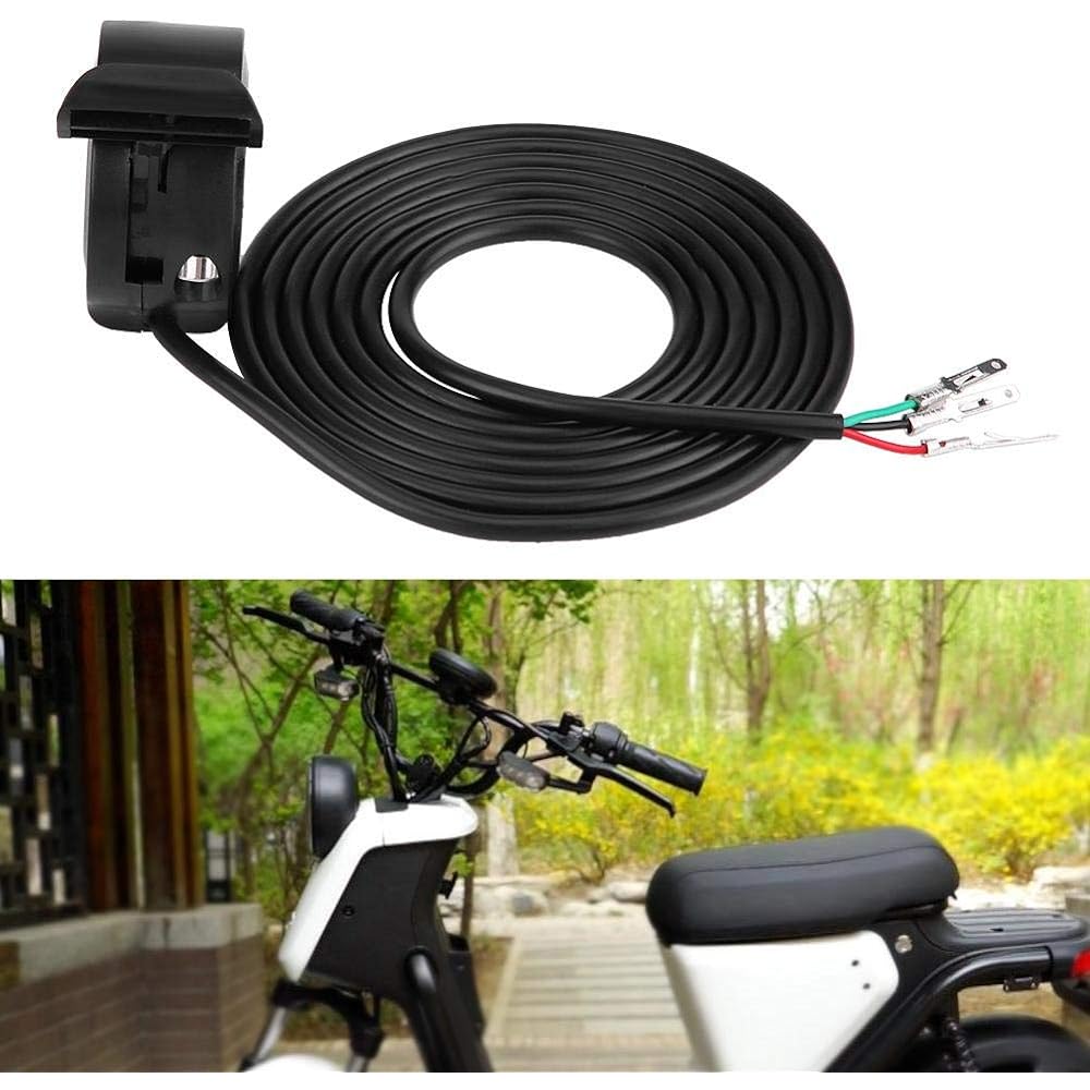 Thumb Throttle Assembly 22mm 7/8'' Universal Thumb Throttle Cable Speed Control Assembly for E-Bike Electric Bike Scooter