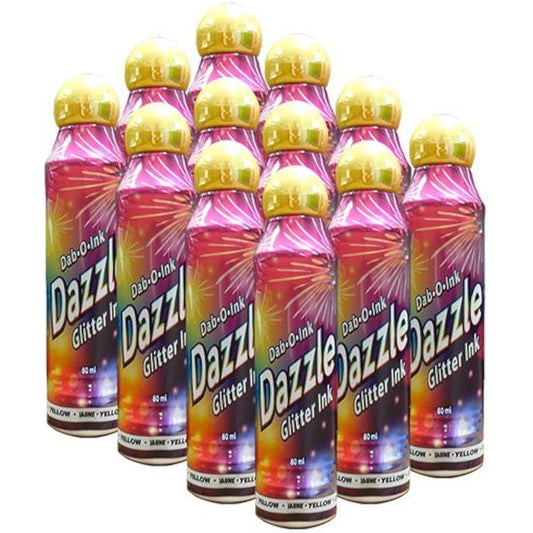 1 Dozen 3oz Dazzle Yellow Bingo Dauber
