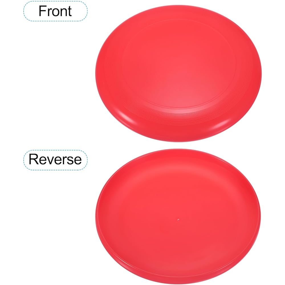 PATIKIL Flying Disc 10.8" 175g Backyard or Beach Sports Training Disc Red