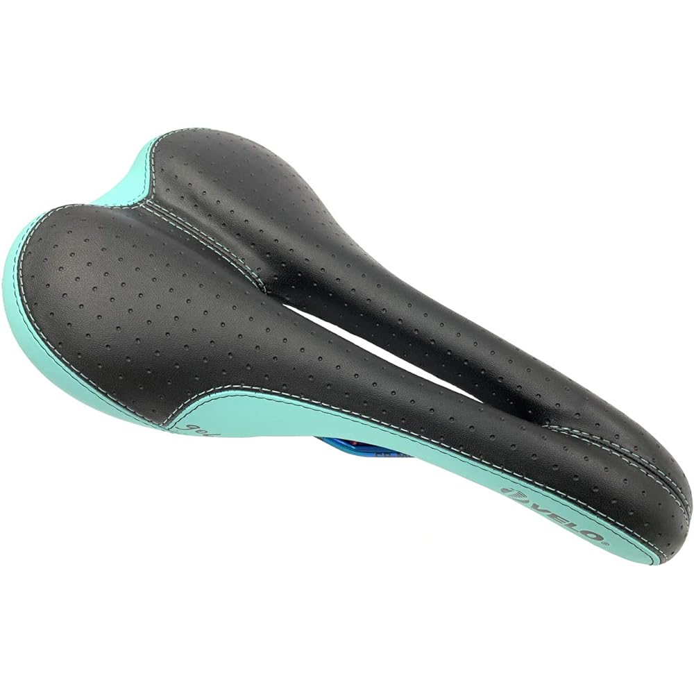 VELO(ベロ) RACER SADDLE LIMITED OIL SLICK RAIL BLACK/CELESTE SL-OTR-M006