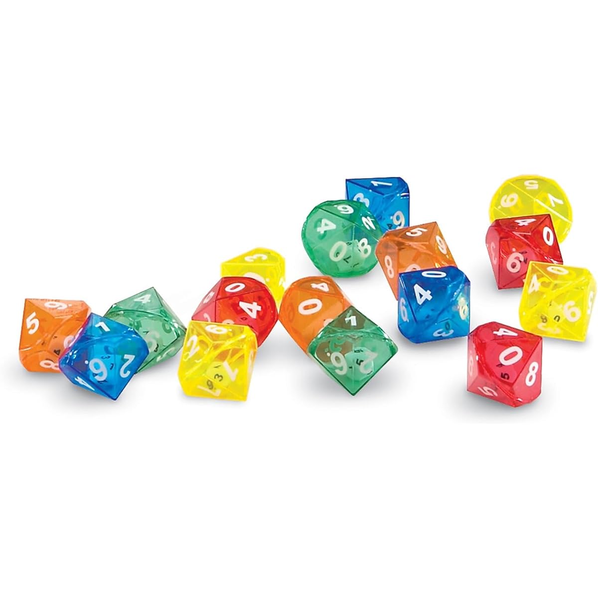 Learning Resources Math Teaching Materials Dice In Dice Decahedral 72 Pieces LER7698