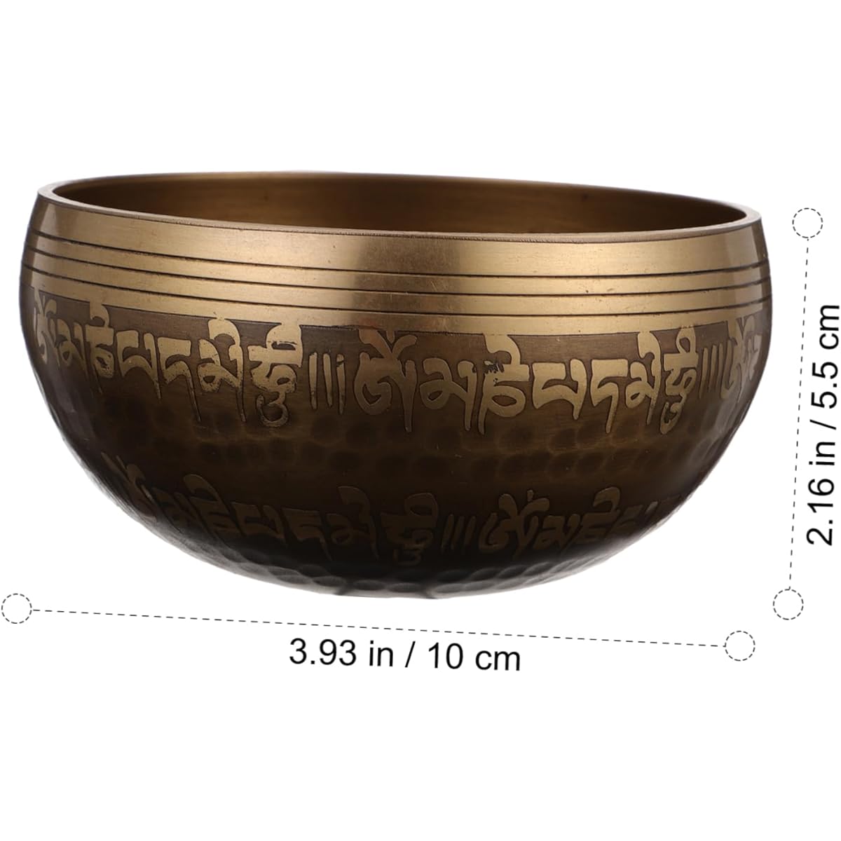 VICASKY Set of 5 Sound Bowls Tibetan Palm Bowls Bells Chakra Bowls ASMR Tibetan Healing Bowls Crystals and Healing Stones Tibetan Gongs Sound Bath Bowl