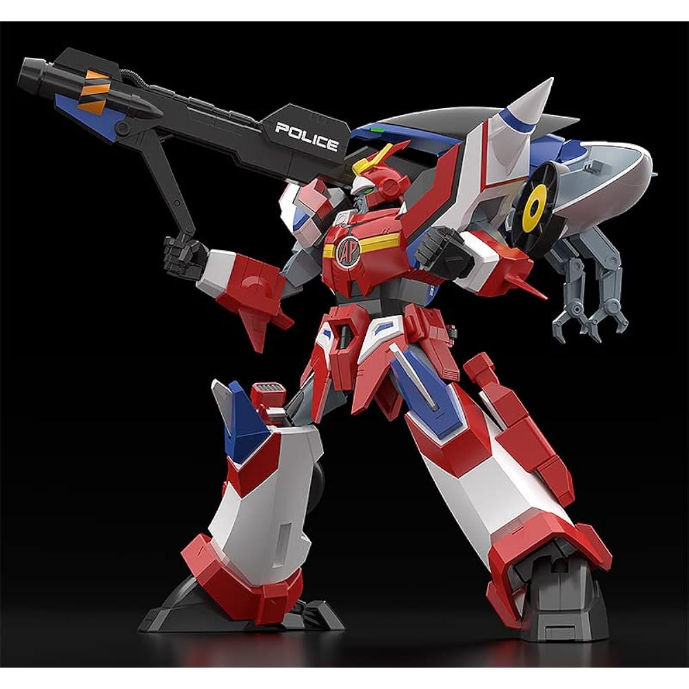 GOOD SMILE COMPANY MODEROID Armored Police Metal Jack Hyper Red Jack Armor Non-Scale Assembly Type Plastic Model